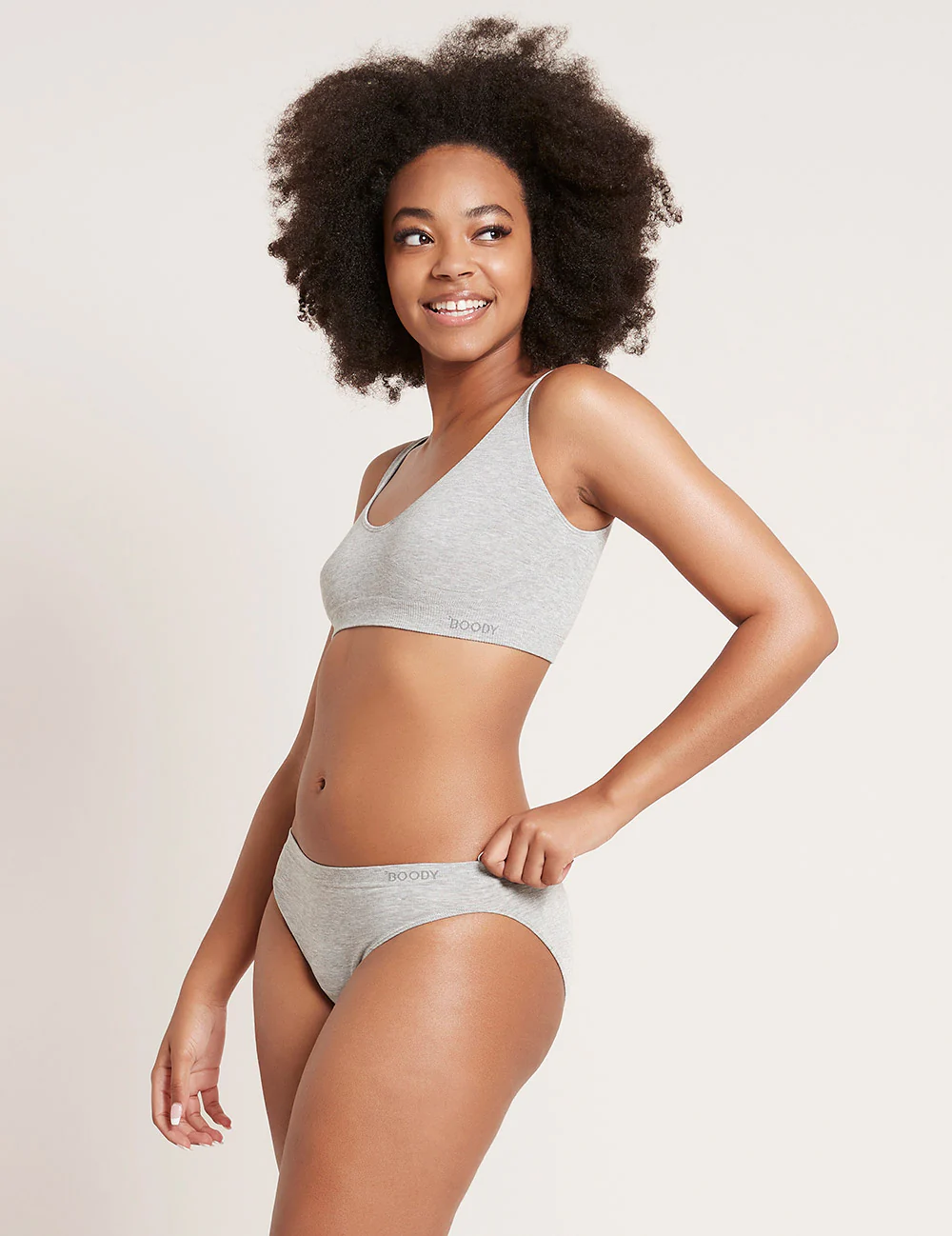 Classic Bikini - Light Grey Marl - Image 22