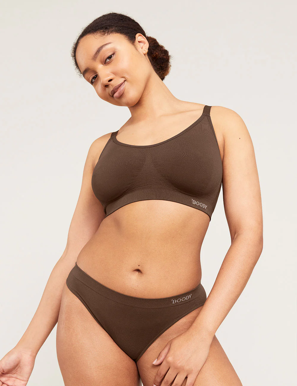 Full Bust Wireless Bra - Clove - Image 11